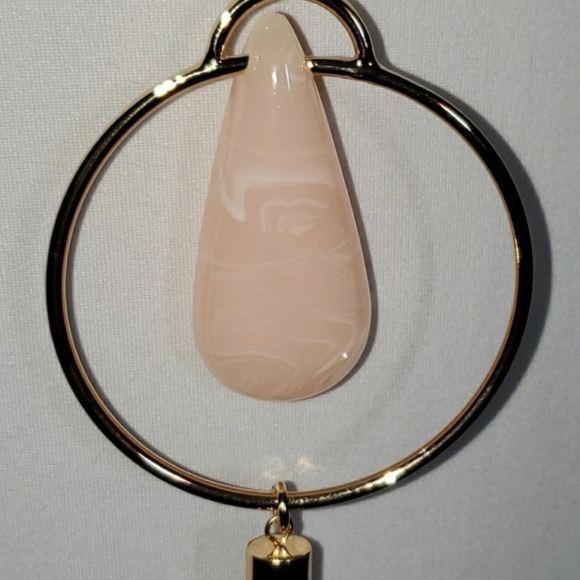 Trina Turk Circle Gem Tassel Necklace - Picture 6 of 7